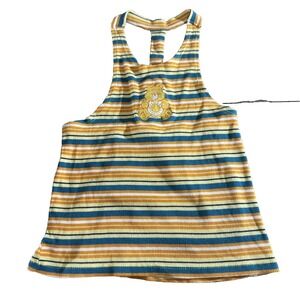 Care Bears Sleeveless Graphic Striped Racer back Tank Top Girls Large